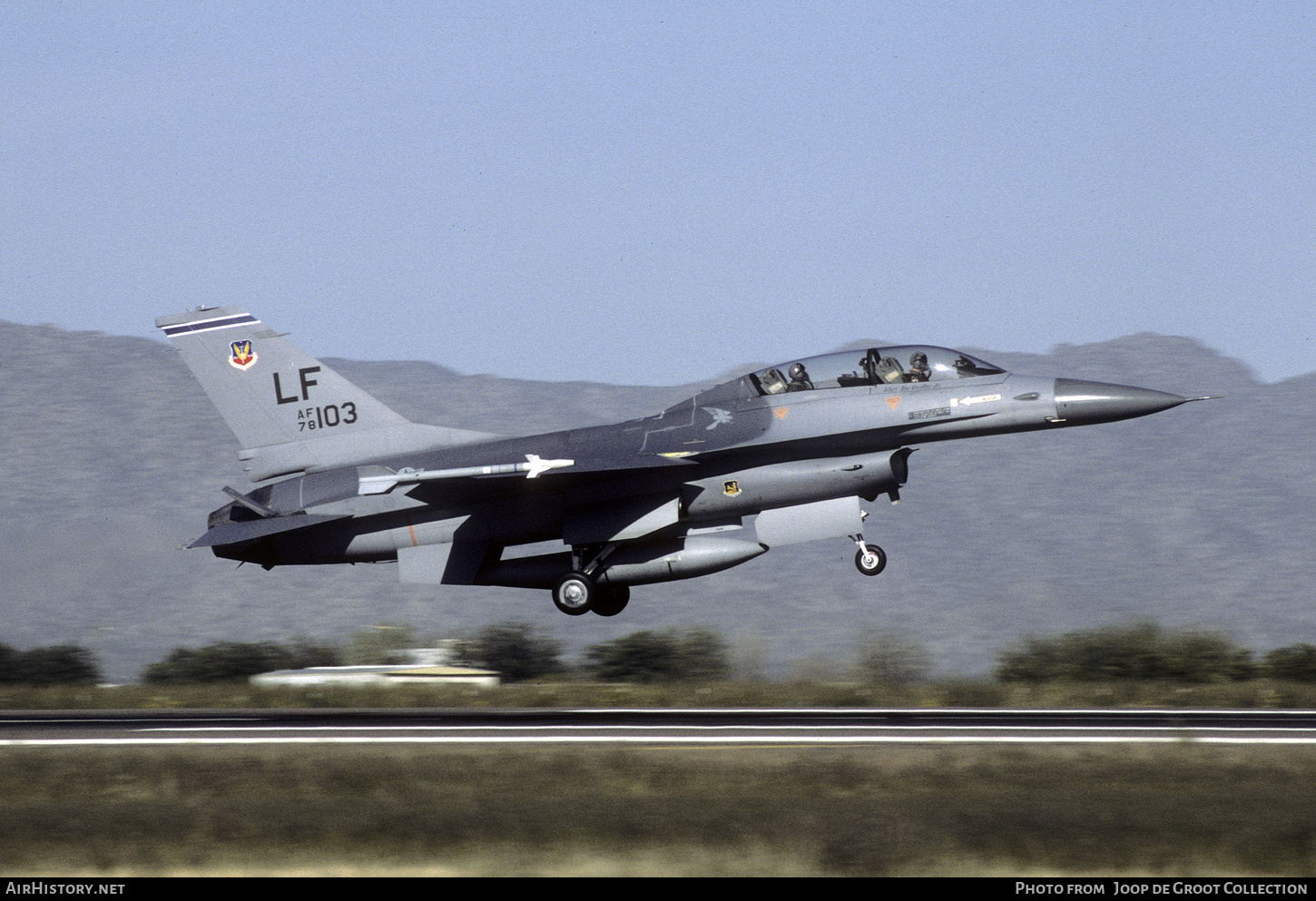 Aircraft Photo of 78-0103 | General Dynamics F-16B Fighting Falcon | USA - Air Force | AirHistory.net #574557