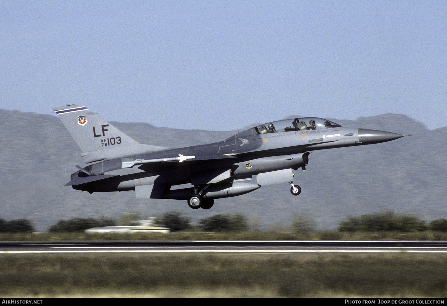 Aircraft Photo of 78-0103 / AF78-103 | General Dynamics F-16B Fighting Falcon | USA - Air Force | AirHistory.net #574557