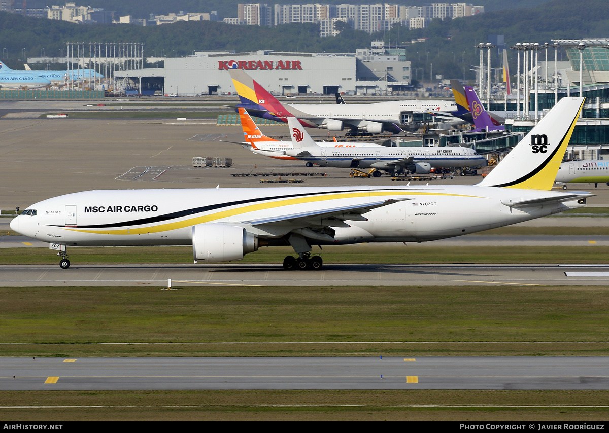 Aircraft Photo of N707GT | Boeing 777-F | MSC Air Cargo - Mediterranean Shipping Company | AirHistory.net #574559