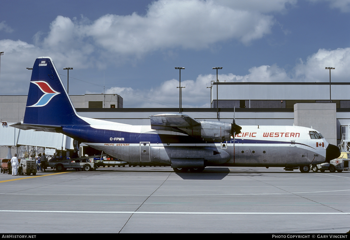 Aircraft Photo of C-FPWR | Lockheed L-100-20 Hercules (382E) | Pacific Western Airlines | AirHistory.net #574566