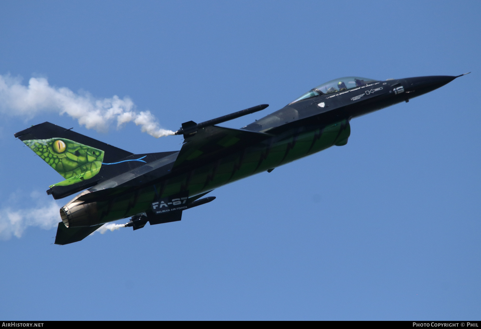 Aircraft Photo of FA-87 | General Dynamics F-16AM Fighting Falcon | Belgium - Air Force | AirHistory.net #574581