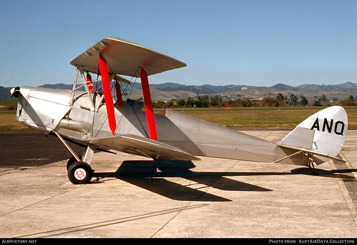 Aircraft Photo of ZK-ANQ / ANQ | De Havilland D.H. 82A Tiger Moth II | AirHistory.net #574597