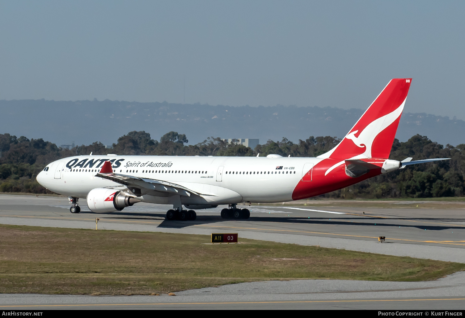 Aircraft Photo of VH-EBB | Airbus A330-202 | Qantas | AirHistory.net #574625