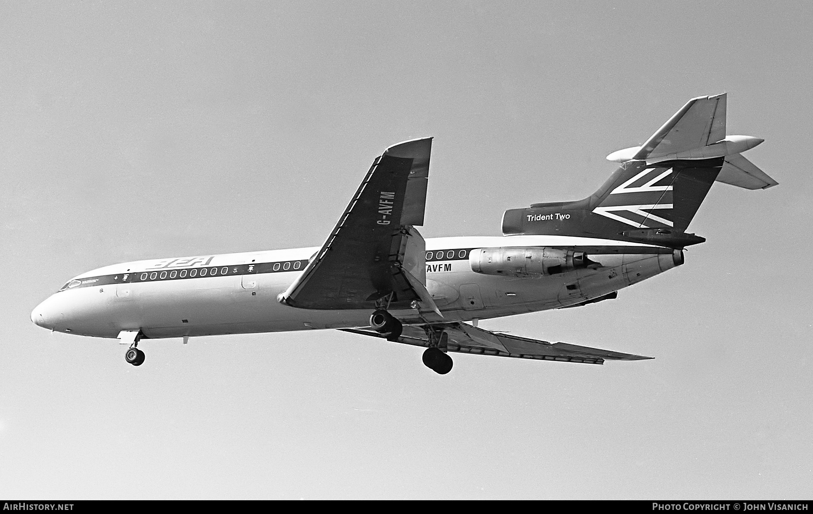 Aircraft Photo of G-AVFM | Hawker Siddeley HS-121 Trident 2E | BEA - British European Airways | AirHistory.net #574633