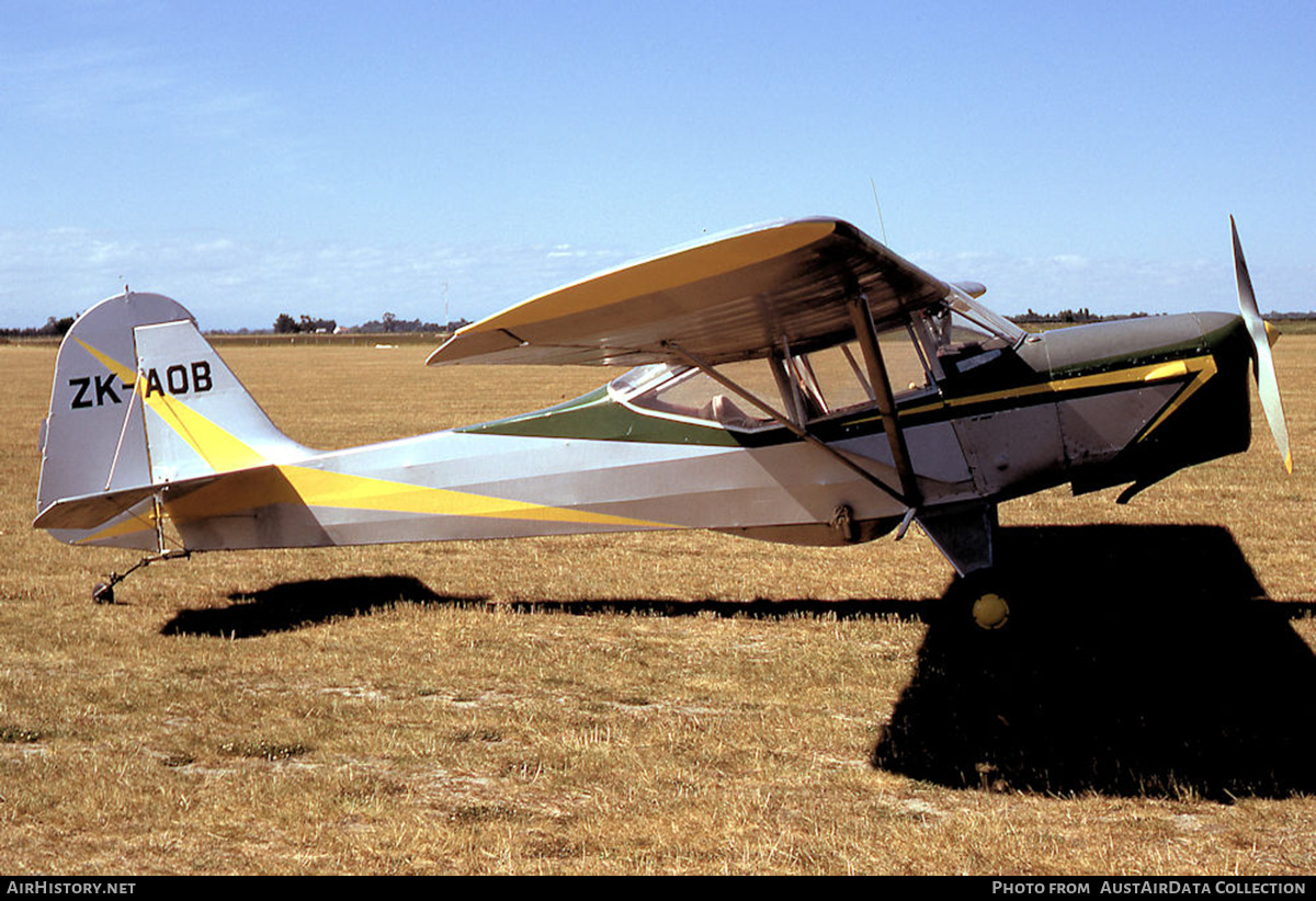 Aircraft Photo of ZK-AOB | Auster J-1B Aiglet | AirHistory.net #574640