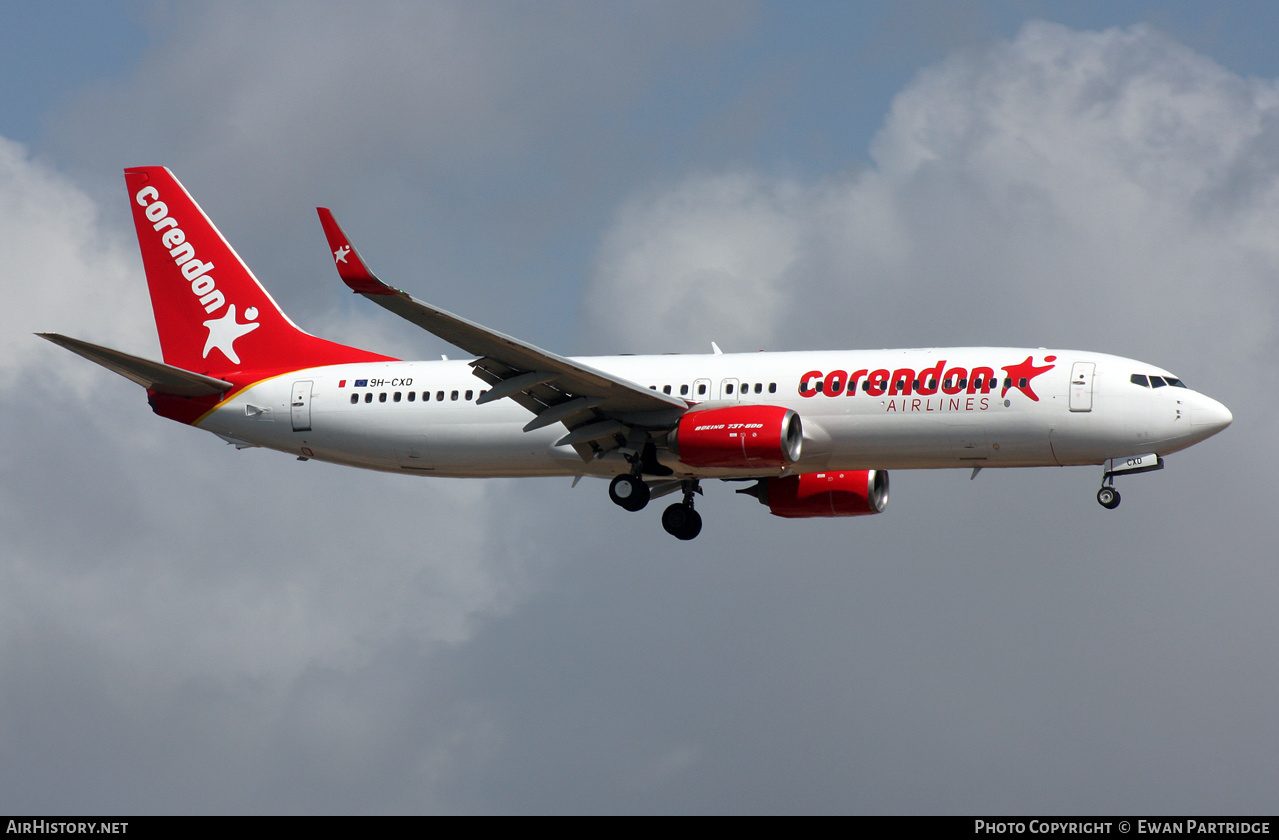 Aircraft Photo of 9H-CXD | Boeing 737-8GP | Corendon Airlines | AirHistory.net #574664