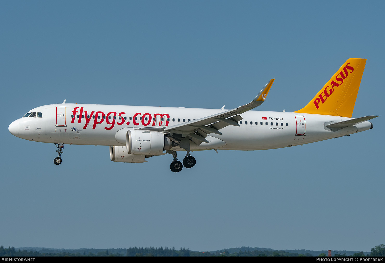 Aircraft Photo of TC-NCS | Airbus A320-251N | Pegasus Airlines | AirHistory.net #574741