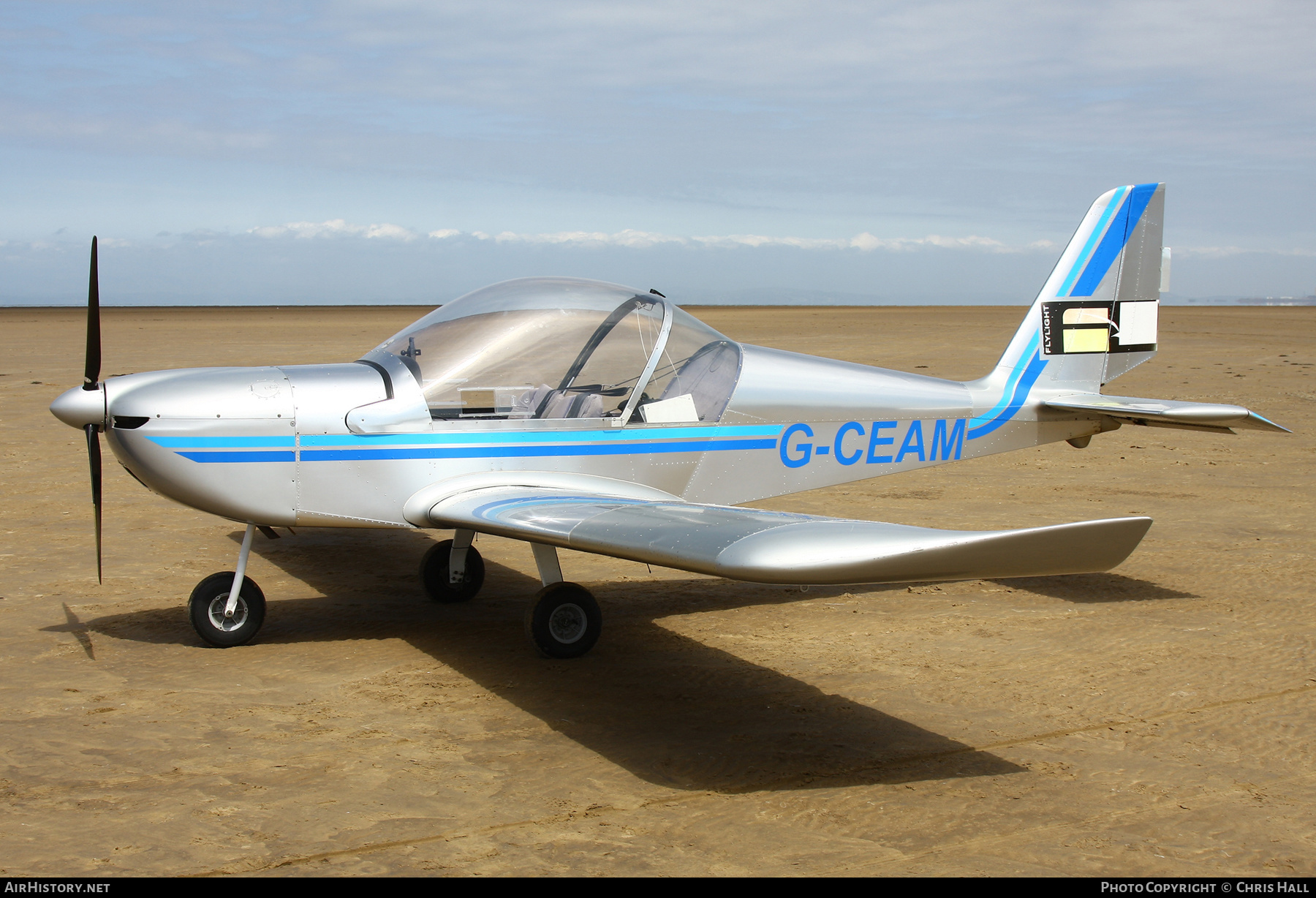 Aircraft Photo of G-CEAM | Cosmik EV-97 TeamEurostar UK | FlyLight Airsports | AirHistory.net #574747