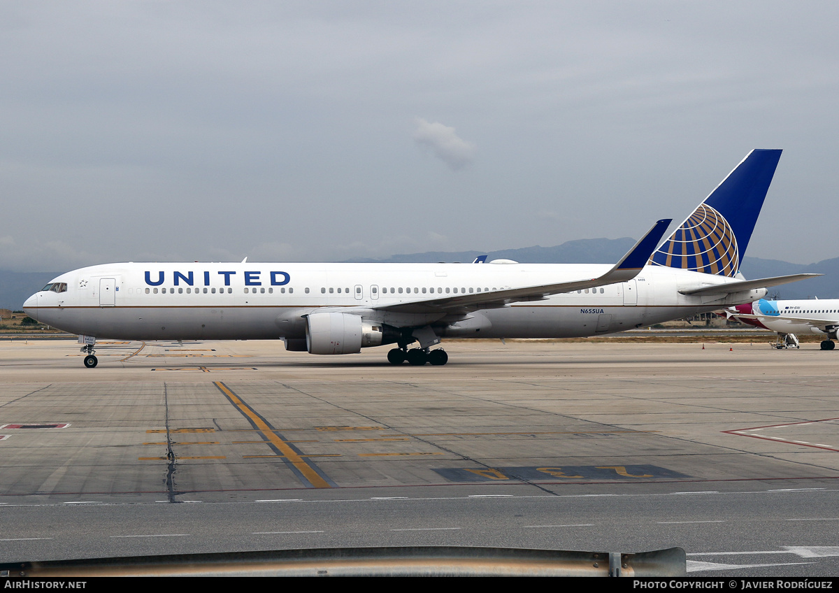 Aircraft Photo of N655UA | Boeing 767-322/ER | United Airlines | AirHistory.net #574750