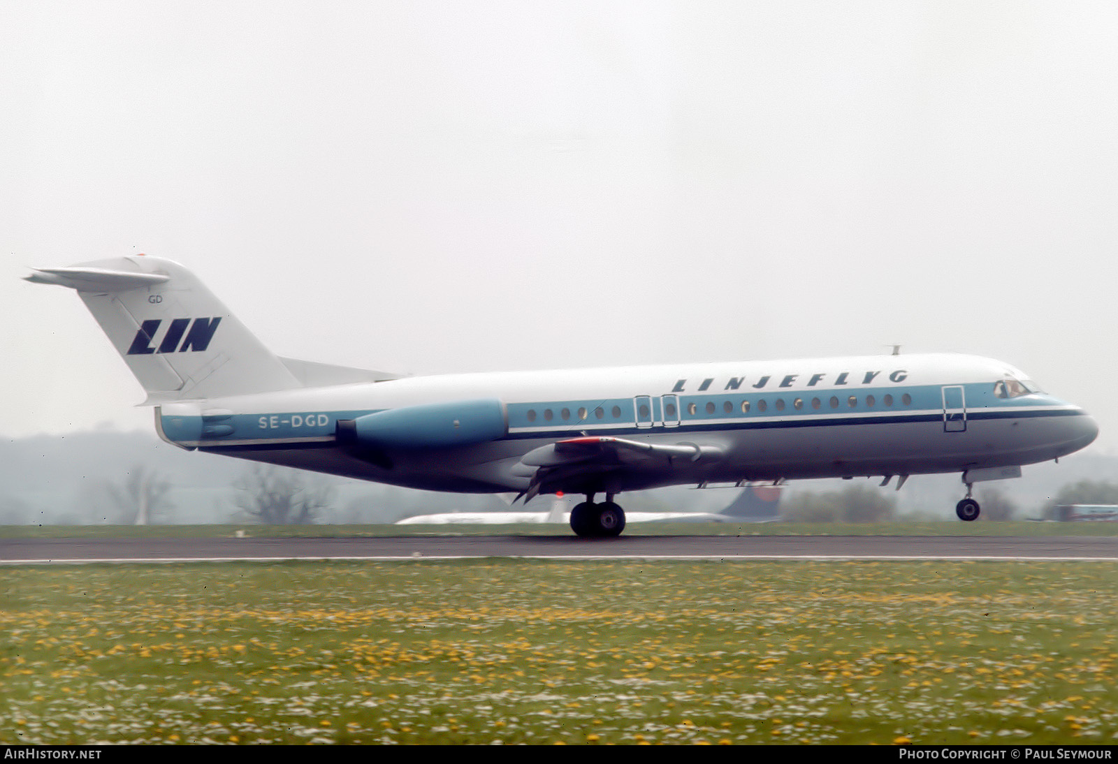 Aircraft Photo of SE-DGD | Fokker F28-4000 Fellowship | Linjeflyg | AirHistory.net #574766