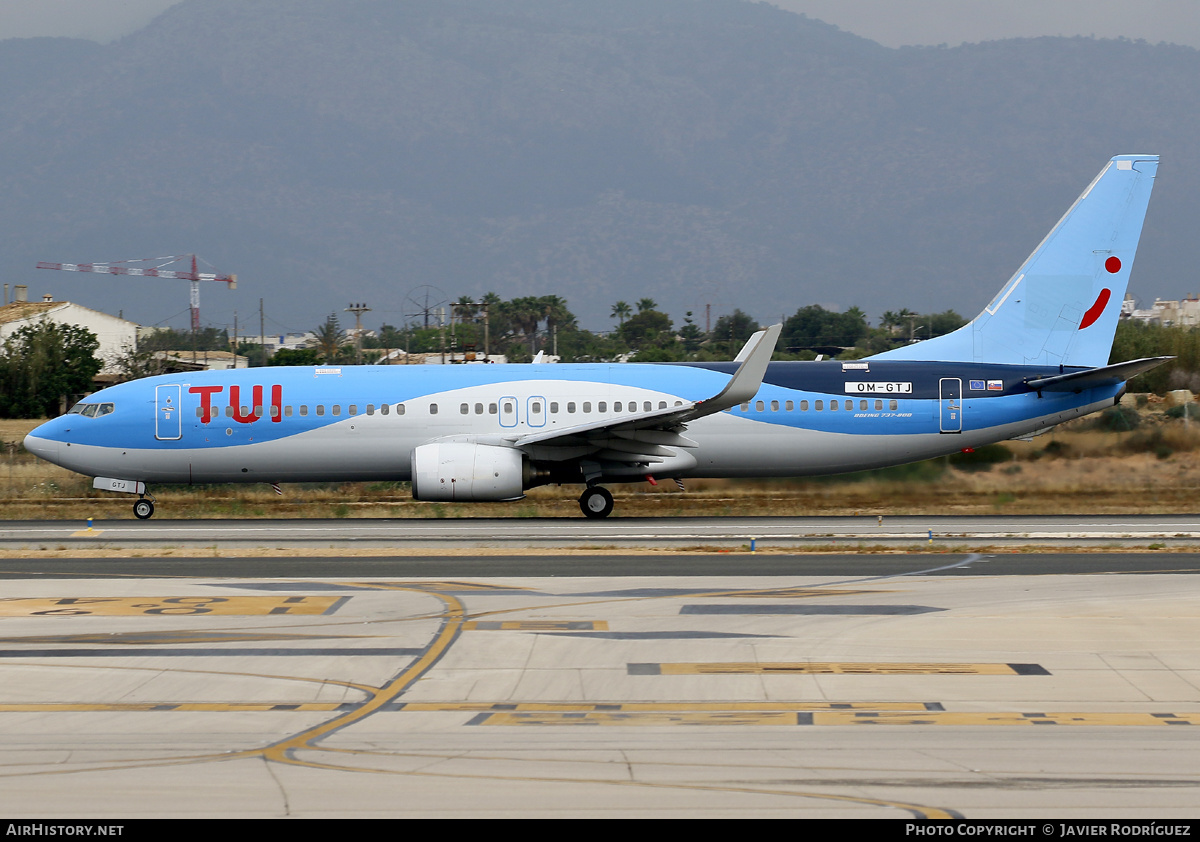 Aircraft Photo of OM-GTJ | Boeing 737-8K5 | TUI | AirHistory.net #574783