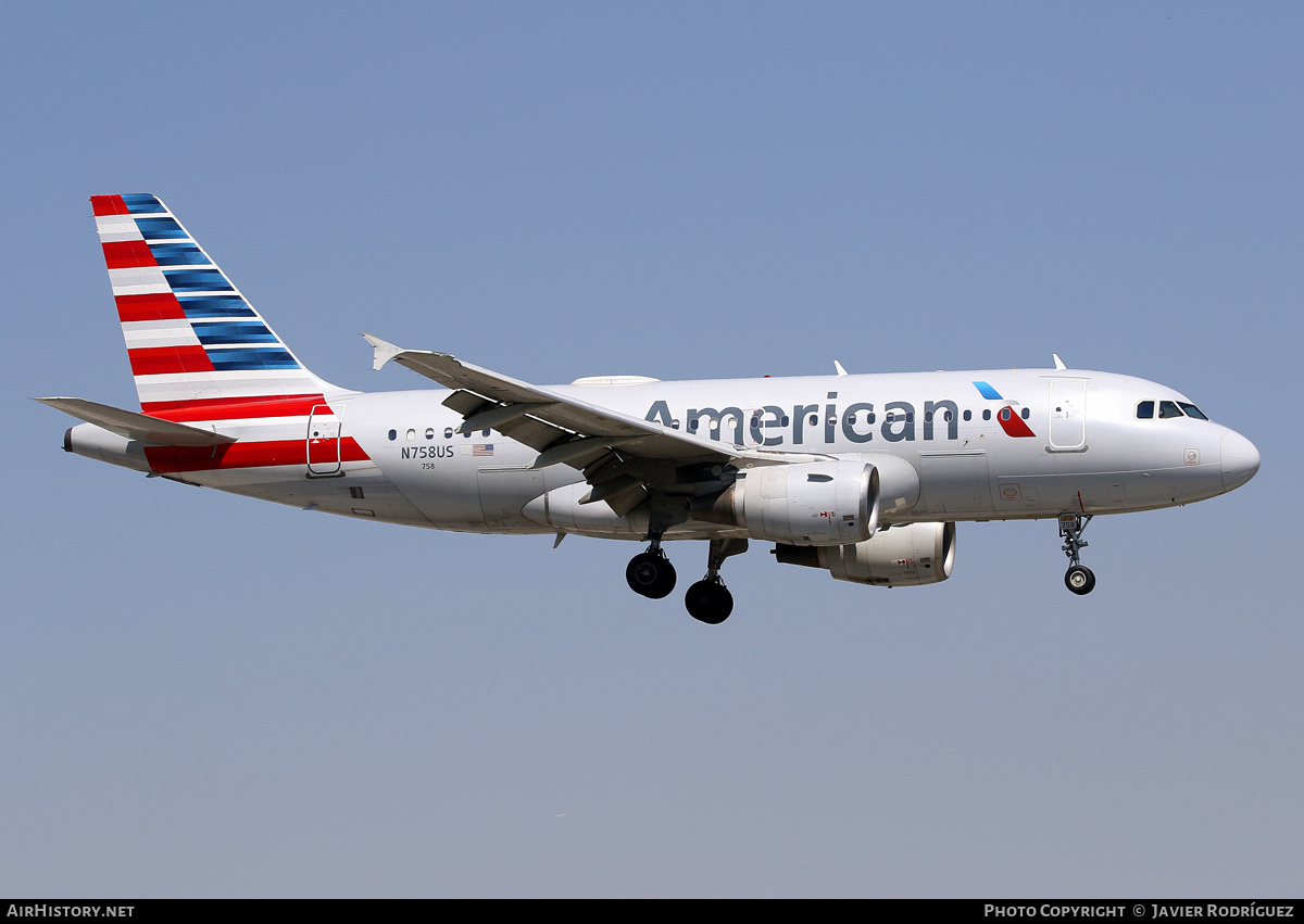 Aircraft Photo of N758US | Airbus A319-112 | American Airlines | AirHistory.net #574794