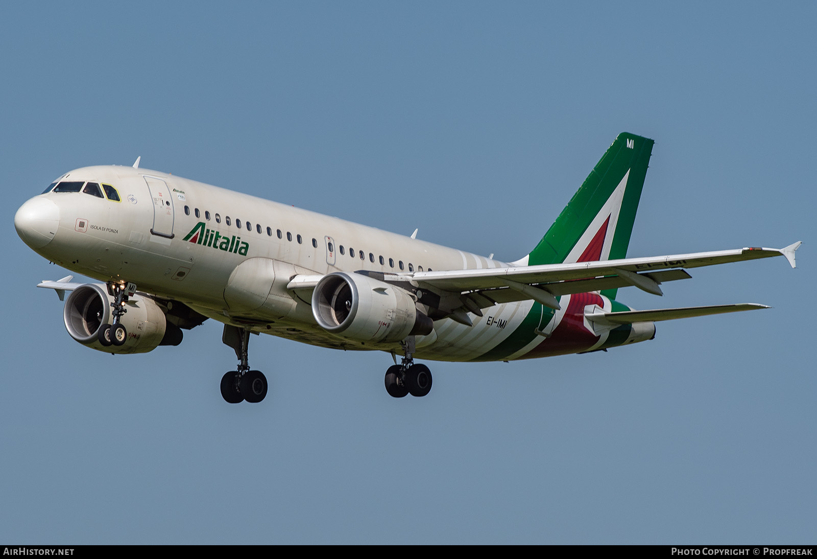 Aircraft Photo of EI-IMI | Airbus A319-112 | Alitalia | AirHistory.net #574808