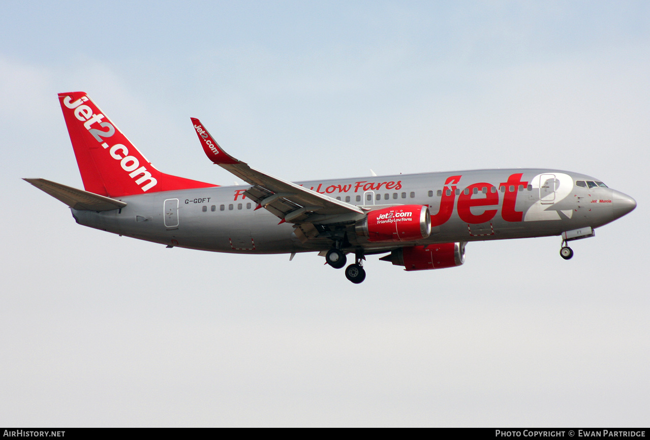 Aircraft Photo of G-GDFY | Boeing 737-86Q | Jet2 | AirHistory.net #574825