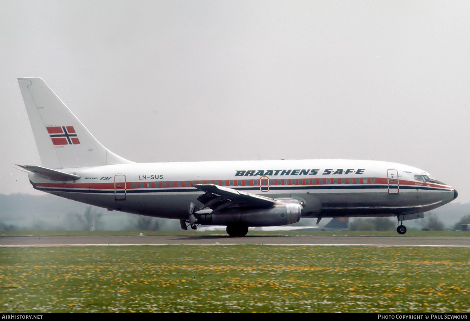 Aircraft Photo of LN-SUS | Boeing 737-205 | Braathens SAFE | AirHistory.net #574830