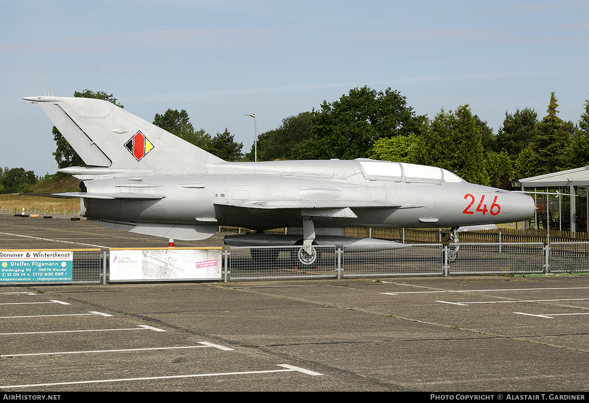 Aircraft Photo of 246 | Mikoyan-Gurevich MiG-21US | East Germany - Air Force | AirHistory.net #574836