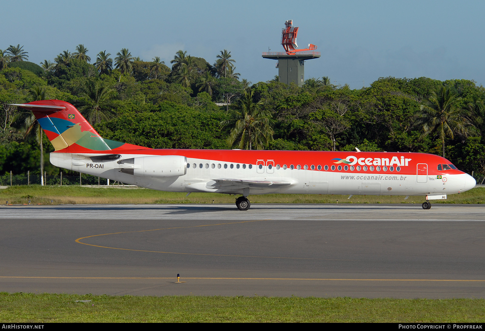 Aircraft Photo of PR-OAI | Fokker 100 (F28-0100) | OceanAir Linhas Aéreas | AirHistory.net #574841