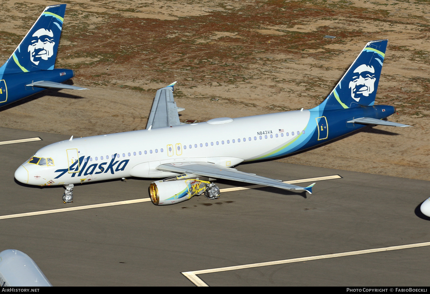 Aircraft Photo of N843VA | Airbus A320-214 | Alaska Airlines | AirHistory.net #574844