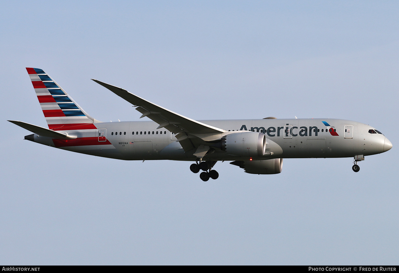 Aircraft Photo of N812AA | Boeing 787-8 Dreamliner | American Airlines | AirHistory.net #574864