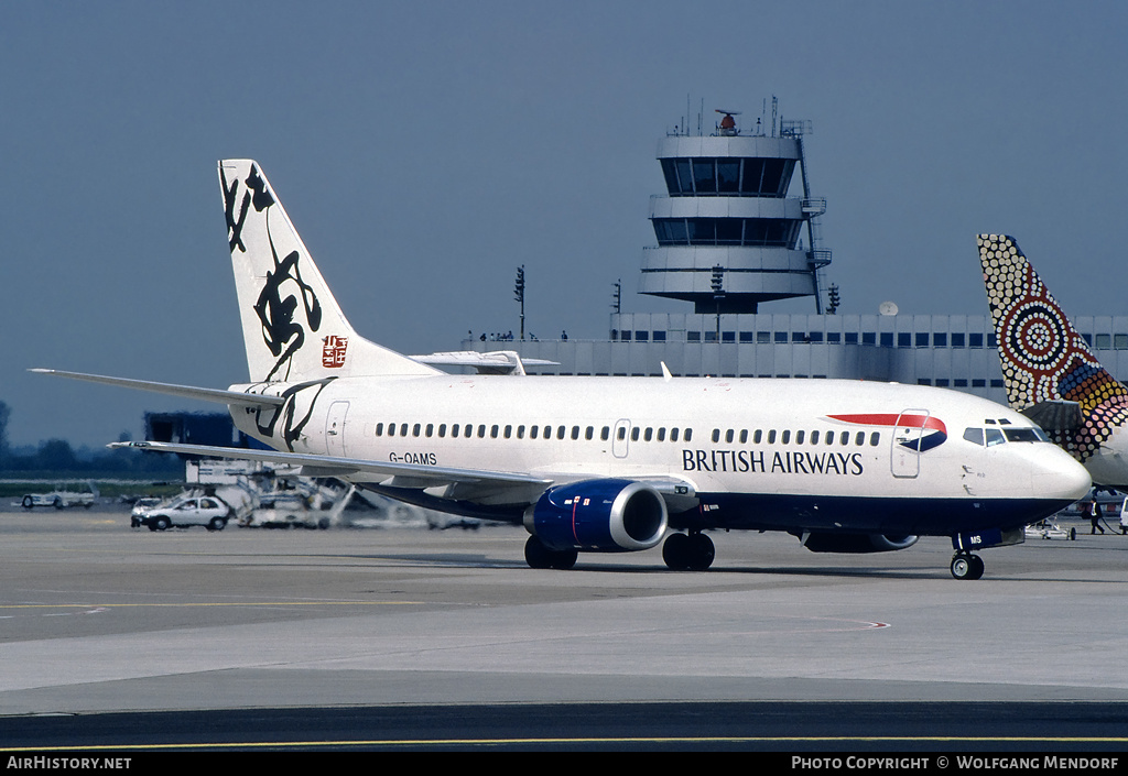 Aircraft Photo of G-OAMS | Boeing 737-37Q | British Airways | AirHistory.net #574870