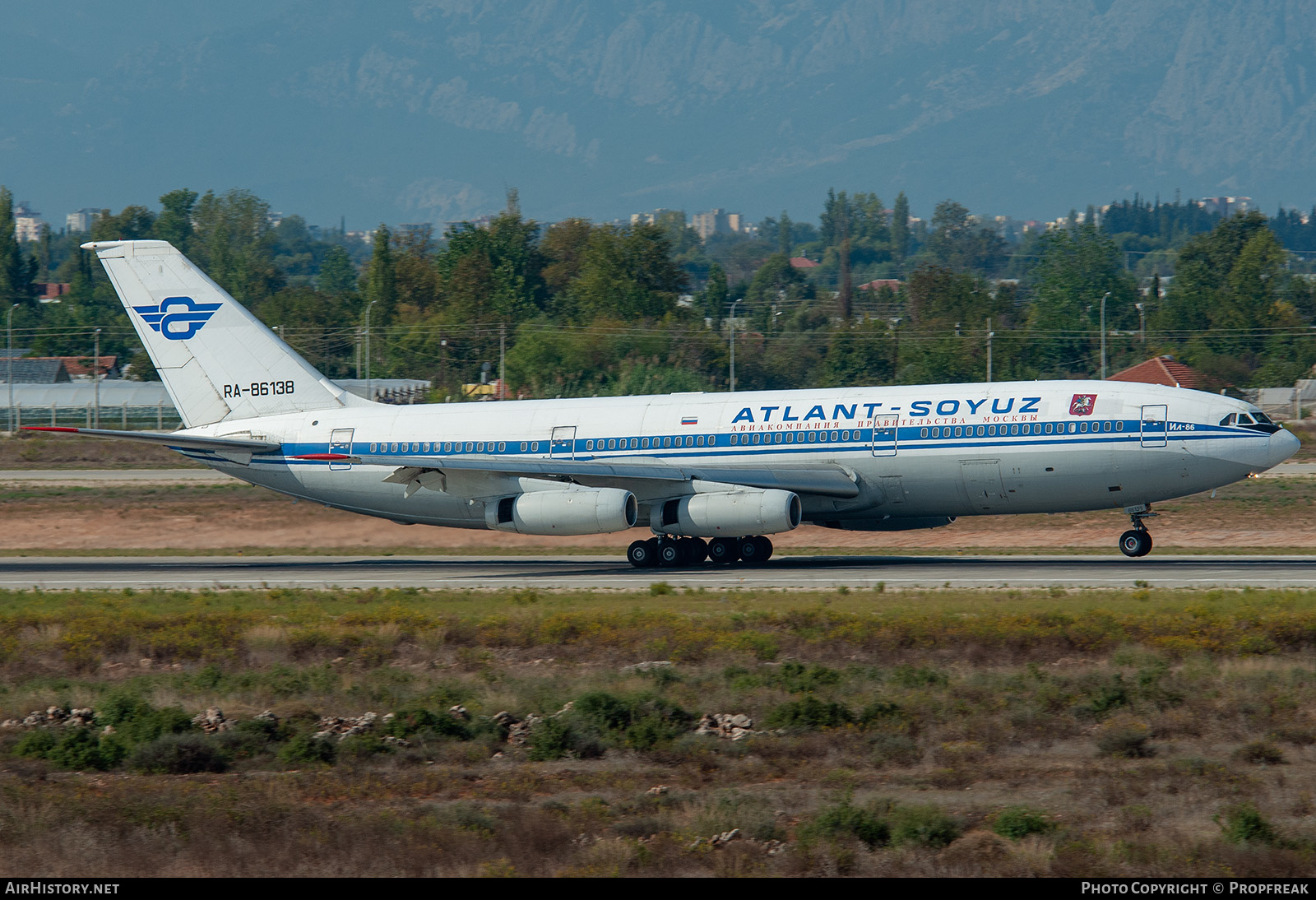 Aircraft Photo of RA-86138 | Ilyushin Il-86 | Atlant-Soyuz Airlines | AirHistory.net #574872