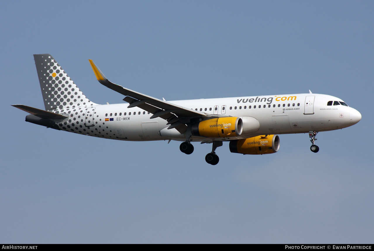 Aircraft Photo of EC-MKM | Airbus A320-232 | Vueling Airlines | AirHistory.net #574888