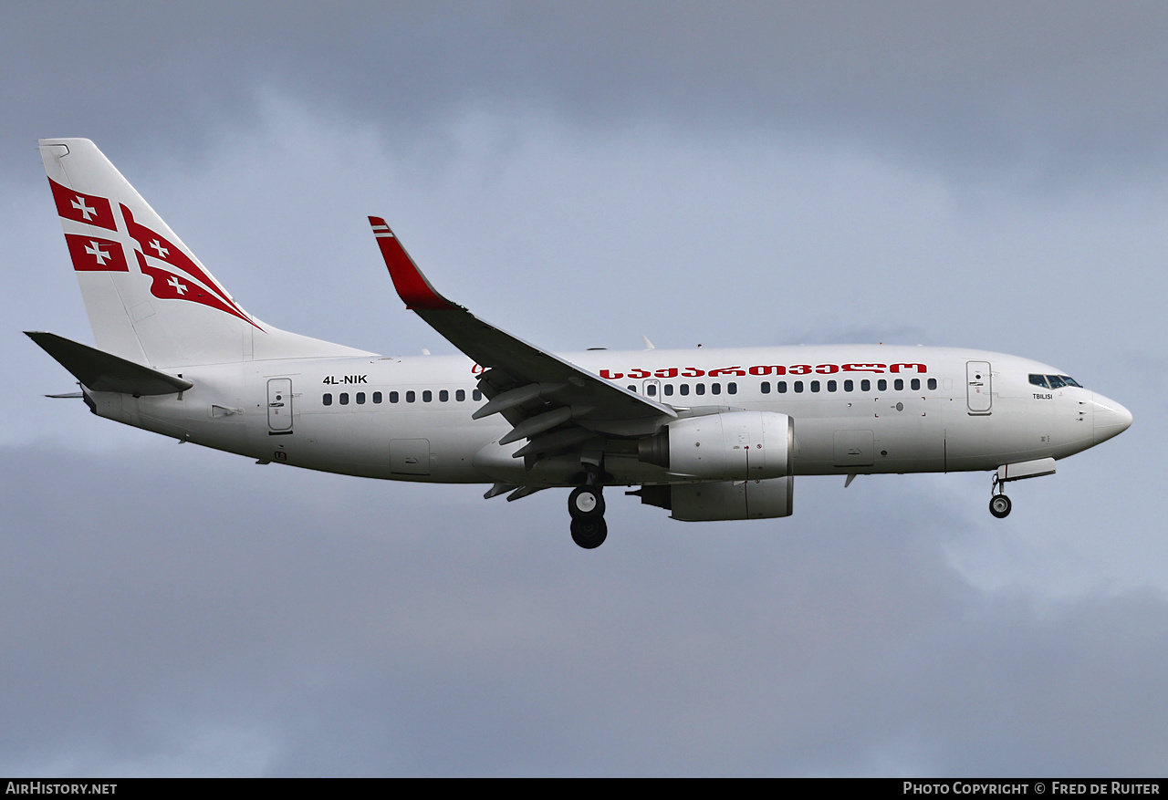 Aircraft Photo of 4L-NIK | Boeing 737-783 | Georgian Airways | AirHistory.net #574897