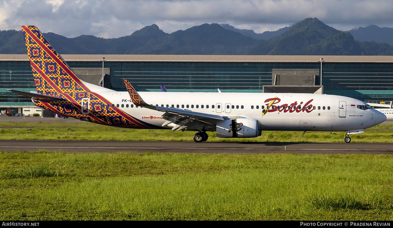 Aircraft Photo of PK-LDM | Boeing 737-8GP | Batik Air | AirHistory.net #574900