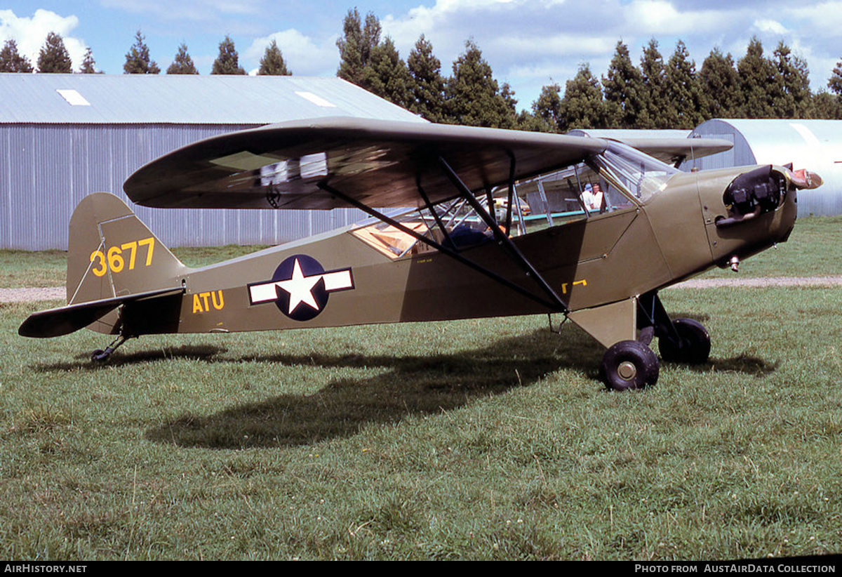 Aircraft Photo of ZK-ATU / ATU / 3677 | Piper J-3C-65 Cub | USA - Air Force | AirHistory.net #574910