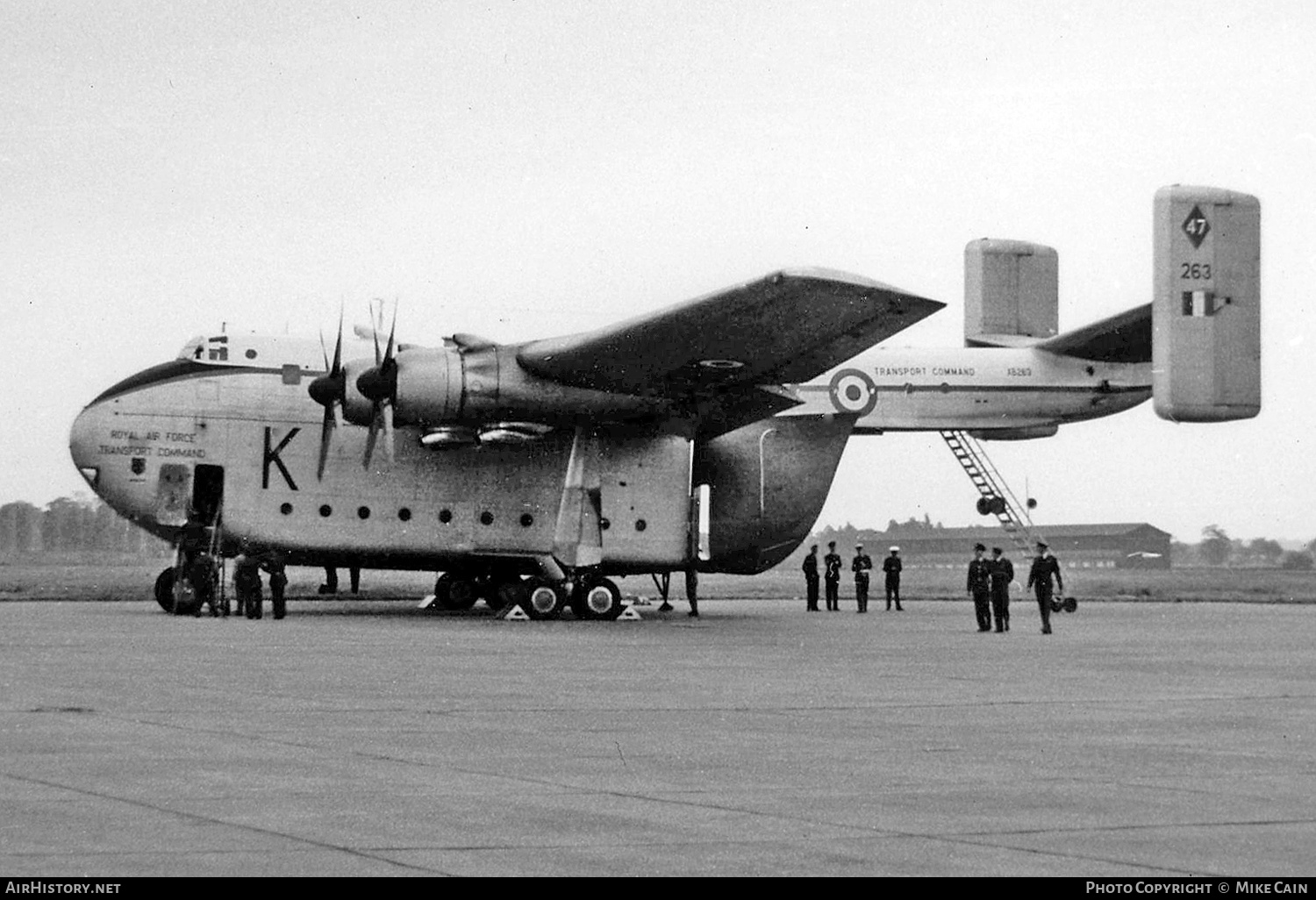 Aircraft Photo of XB263 | Blackburn B-101 Beverley C1 | UK - Air Force | AirHistory.net #574911