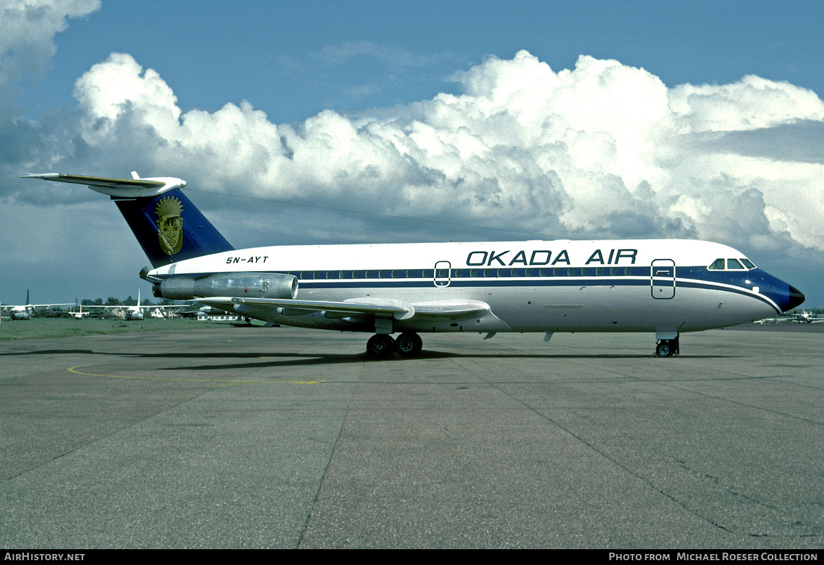 Aircraft Photo of 5N-AYT | BAC 111-416EK One-Eleven | Okada Air | AirHistory.net #574913