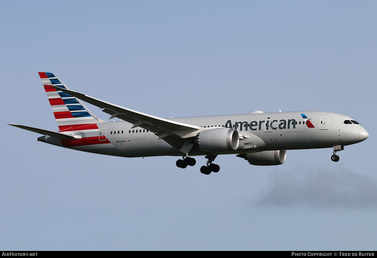 Aircraft Photo of N874AN | Boeing 787-8 Dreamliner | American Airlines | AirHistory.net #574922