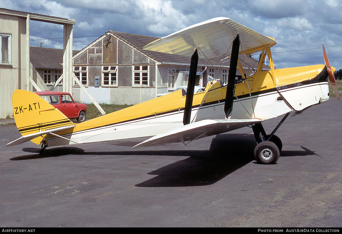 Aircraft Photo of ZK-ATI | De Havilland D.H. 82A Tiger Moth | AirHistory.net #574927