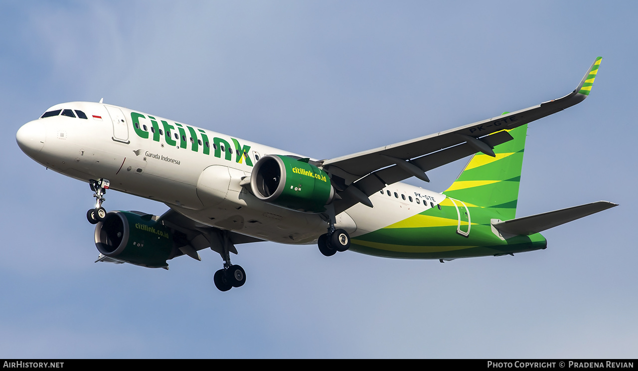 Aircraft Photo of PK-GTE | Airbus A320-251N | Citilink | AirHistory.net #574957