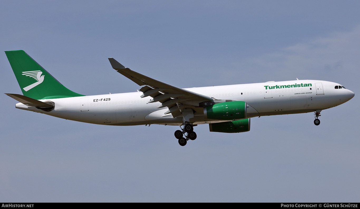 Aircraft Photo of EZ-F429 | Airbus A330-243/P2F | Turkmenistan Airlines | AirHistory.net #574958