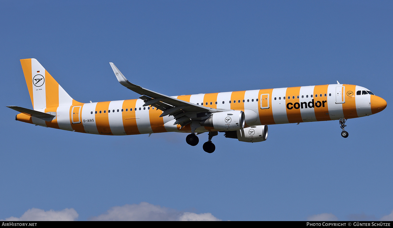 Aircraft Photo of D-AIAS | Airbus A321-211 | Condor Flugdienst | AirHistory.net #574977