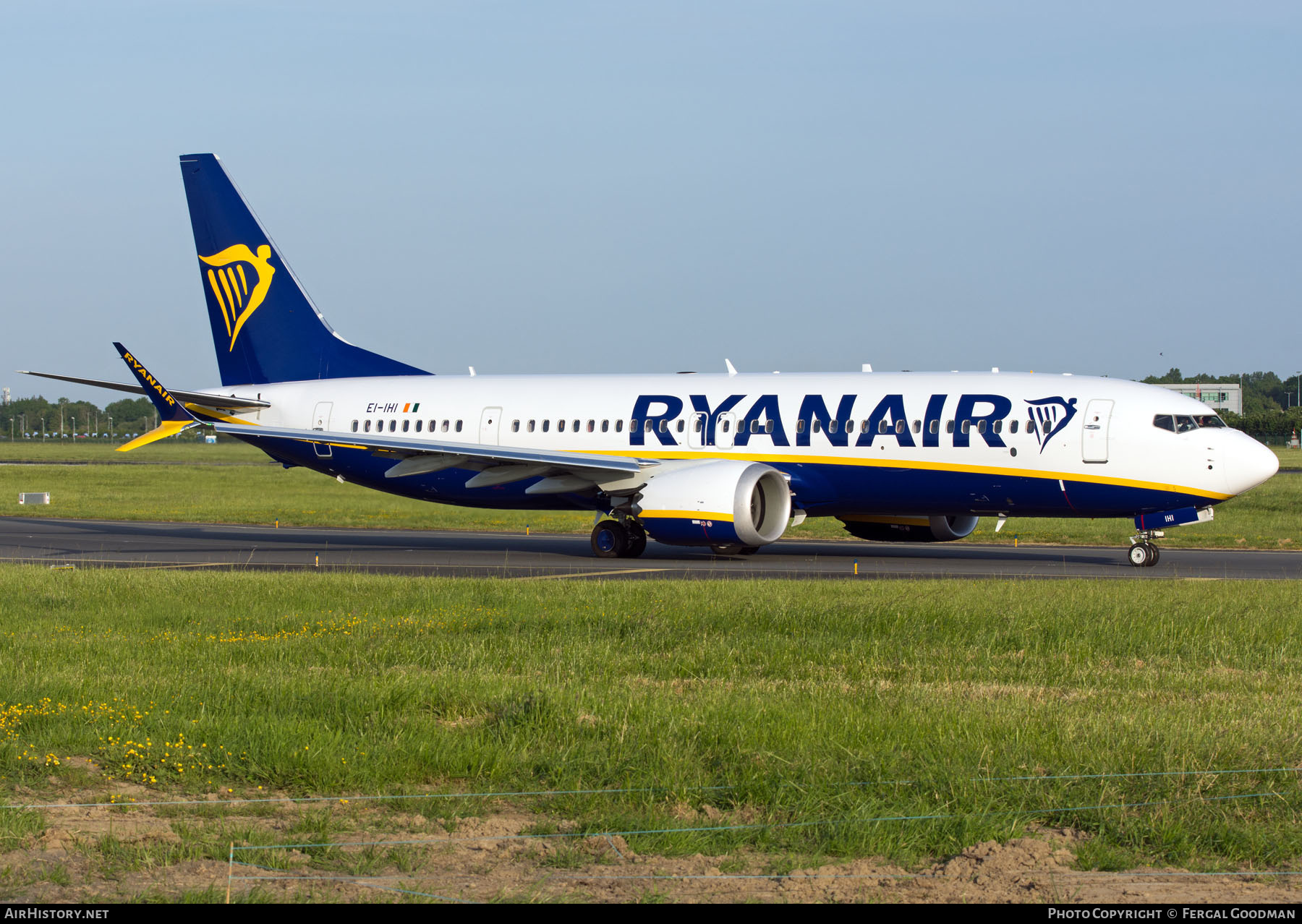 Aircraft Photo of EI-IHI | Boeing 737-8200 Max 200 | Ryanair | AirHistory.net #574984