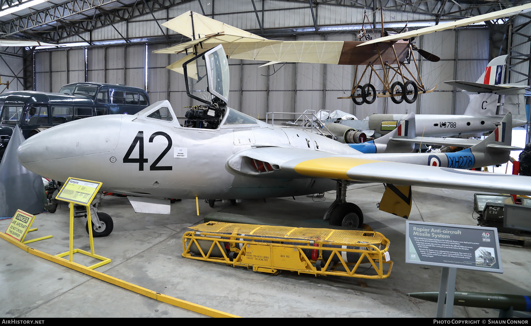 Aircraft Photo of XH278 | De Havilland D.H. 115 Vampire T11 | UK - Air Force | AirHistory.net #574999