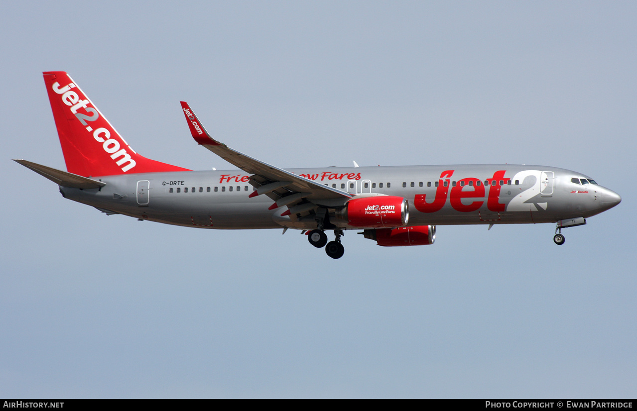 Aircraft Photo of G-DRTE | Boeing 737-8K5 | Jet2 | AirHistory.net #575027