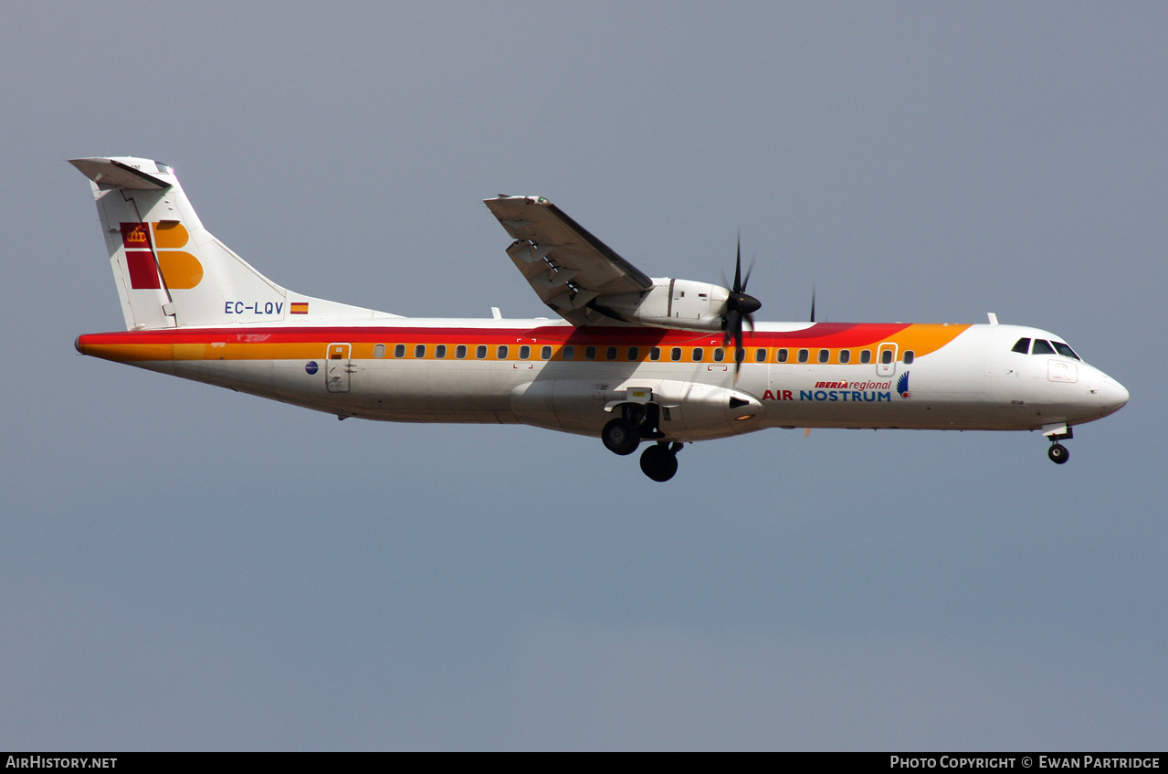 Aircraft Photo of EC-LQV | ATR ATR-72-600 (ATR-72-212A) | Iberia Regional | AirHistory.net #575042