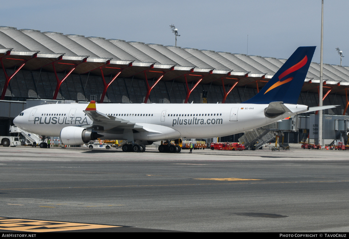 Aircraft Photo of EC-OAQ | Airbus A330-202 | Plus Ultra Líneas Aéreas | AirHistory.net #575044