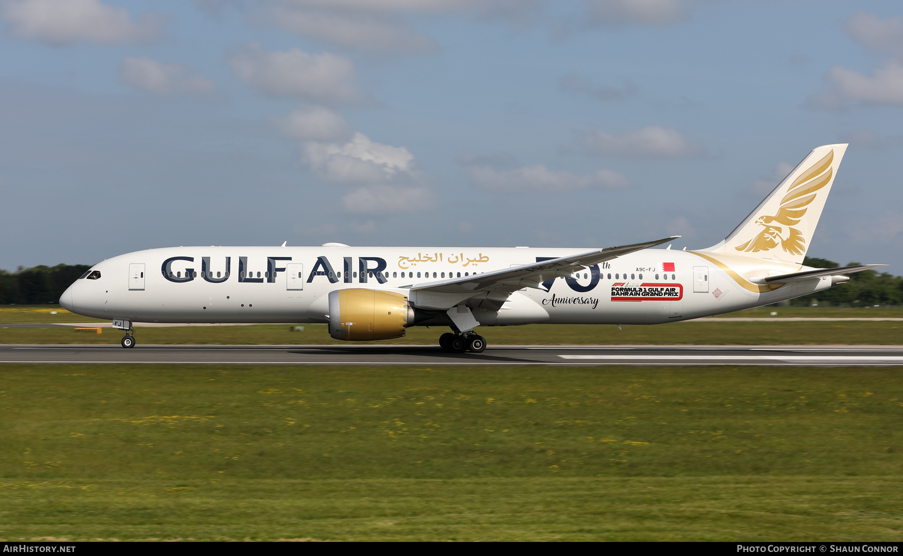 Aircraft Photo of A9C-FJ | Boeing 787-9 Dreamliner | Gulf Air | AirHistory.net #575054