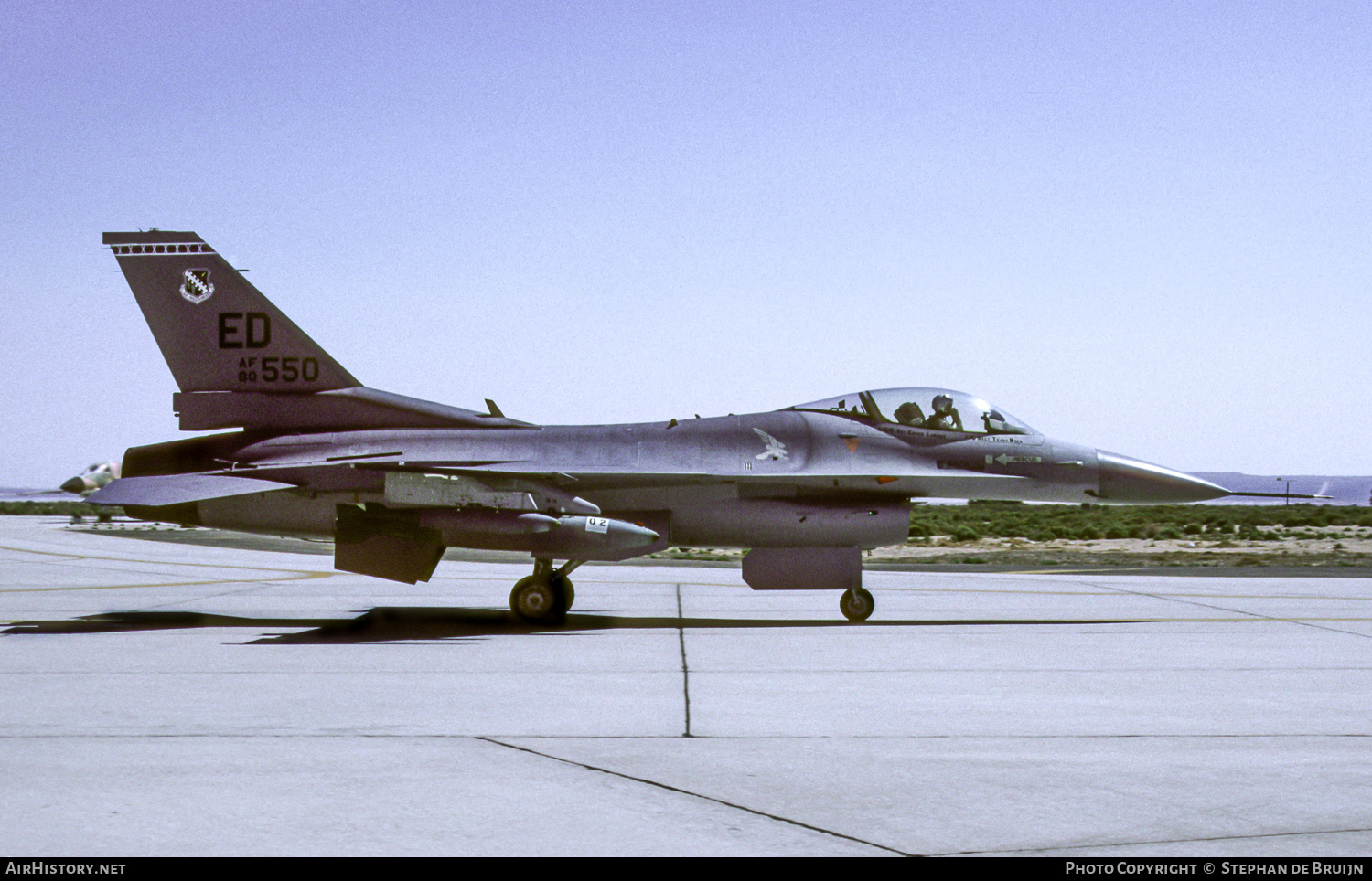 Aircraft Photo of 80-0550 / AF80-550 | General Dynamics F-16A/ADF Fighting Falcon | USA - Air Force | AirHistory.net #575069