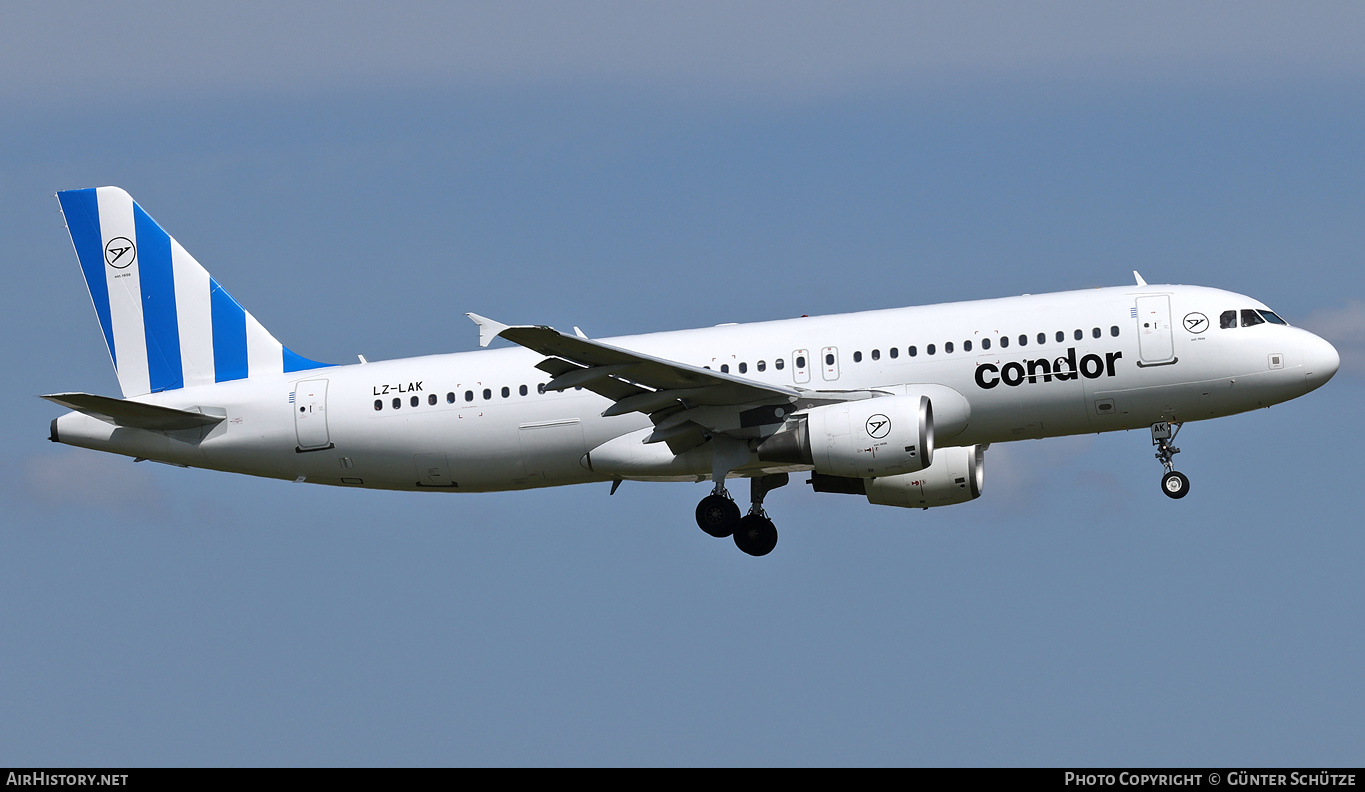 Aircraft Photo of LZ-LAK | Airbus A320-214 | Condor Flugdienst | AirHistory.net #575085