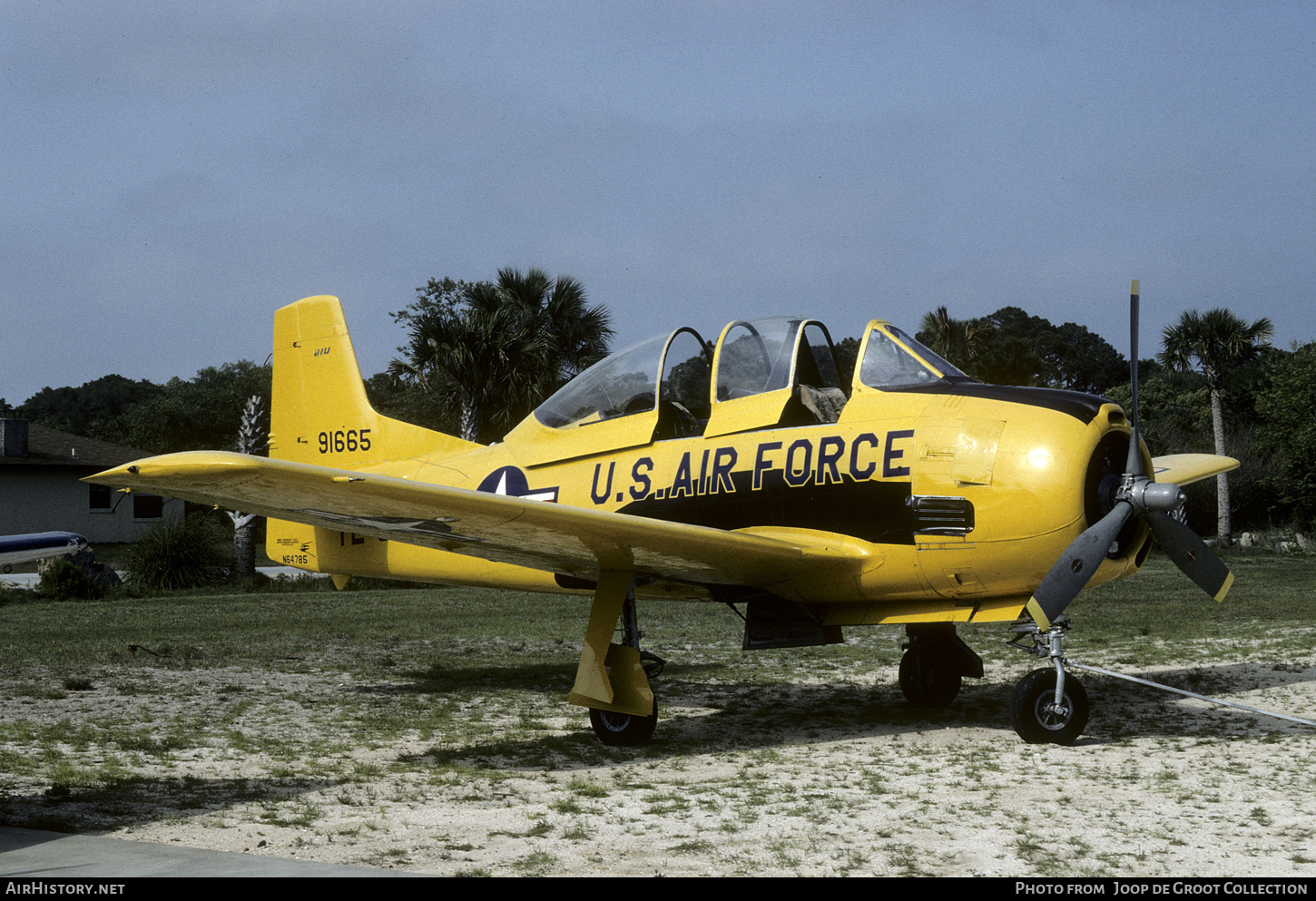 Aircraft Photo of N64785 / 91665 | North American T-28B Trojan | AIU - Aviation Insurance Unlimited | USA - Air Force | AirHistory.net #575098