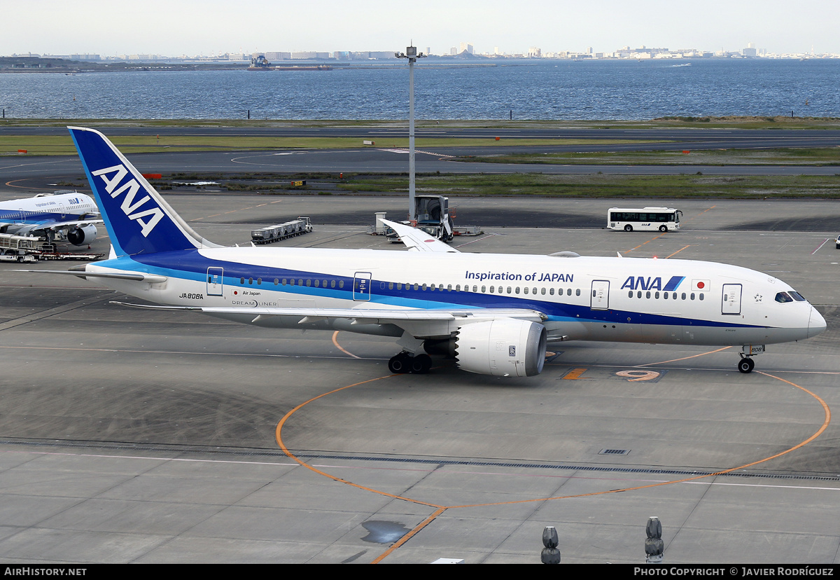 Aircraft Photo of JA808A | Boeing 787-8 Dreamliner | All Nippon Airways - ANA | AirHistory.net #575113