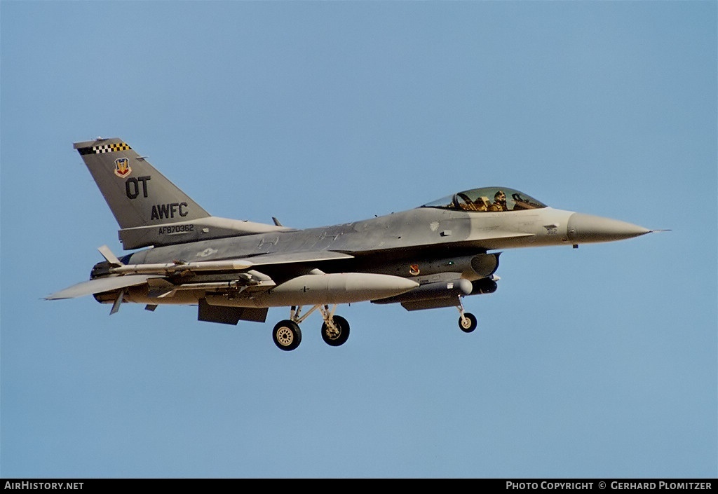 Aircraft Photo of 87-0362 | General Dynamics F-16CG Night Falcon | USA - Air Force | AirHistory.net #575119
