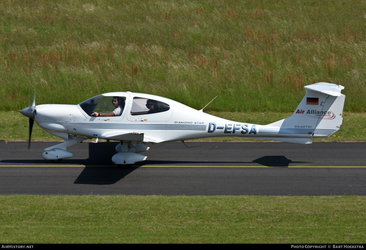 Aircraft Photo of D-EFSA | Diamond DA40D Diamond Star TDI | Air Alliance Flight Centre | AirHistory.net #575123