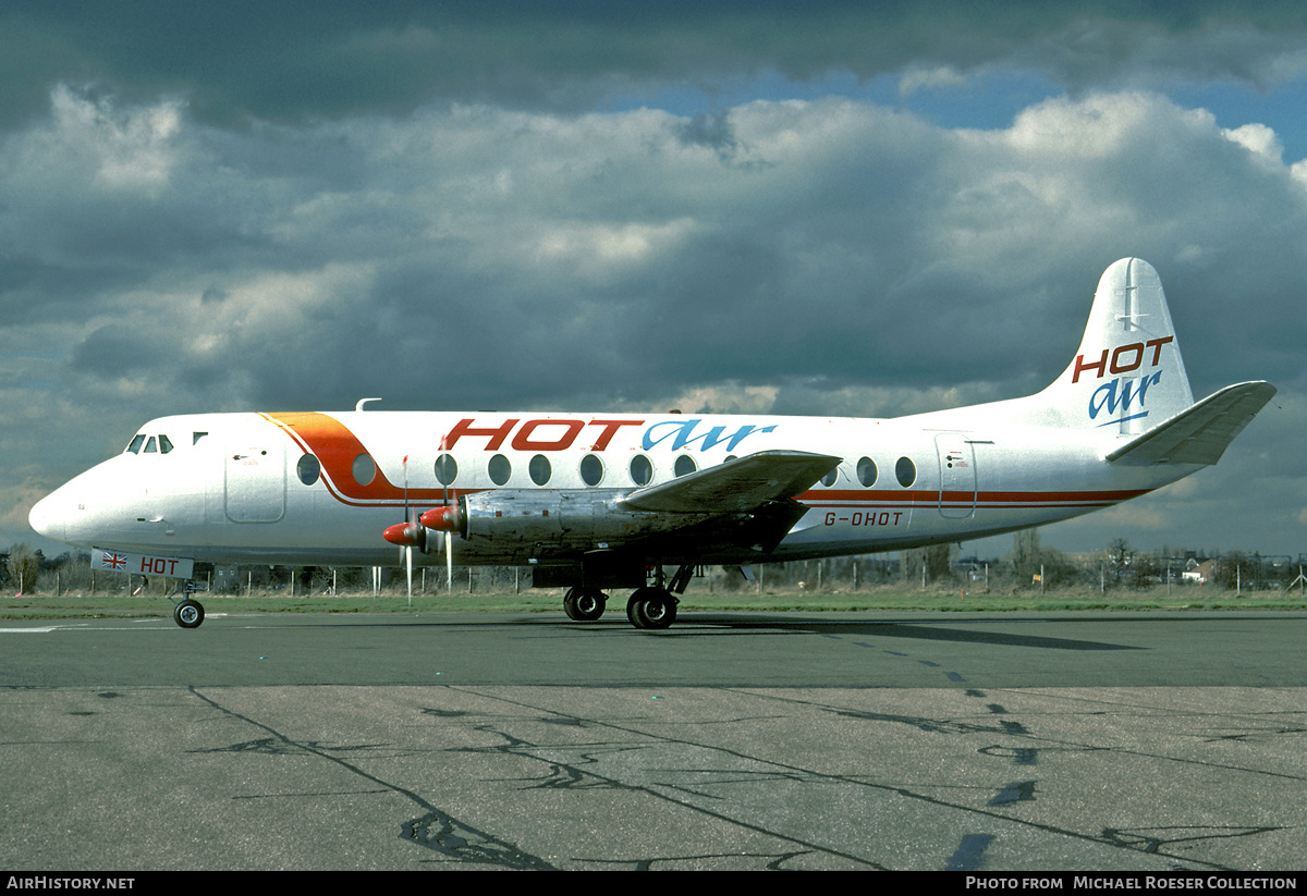 Aircraft Photo of G-OHOT | Vickers 813 Viscount | Hot Air | AirHistory.net #575128