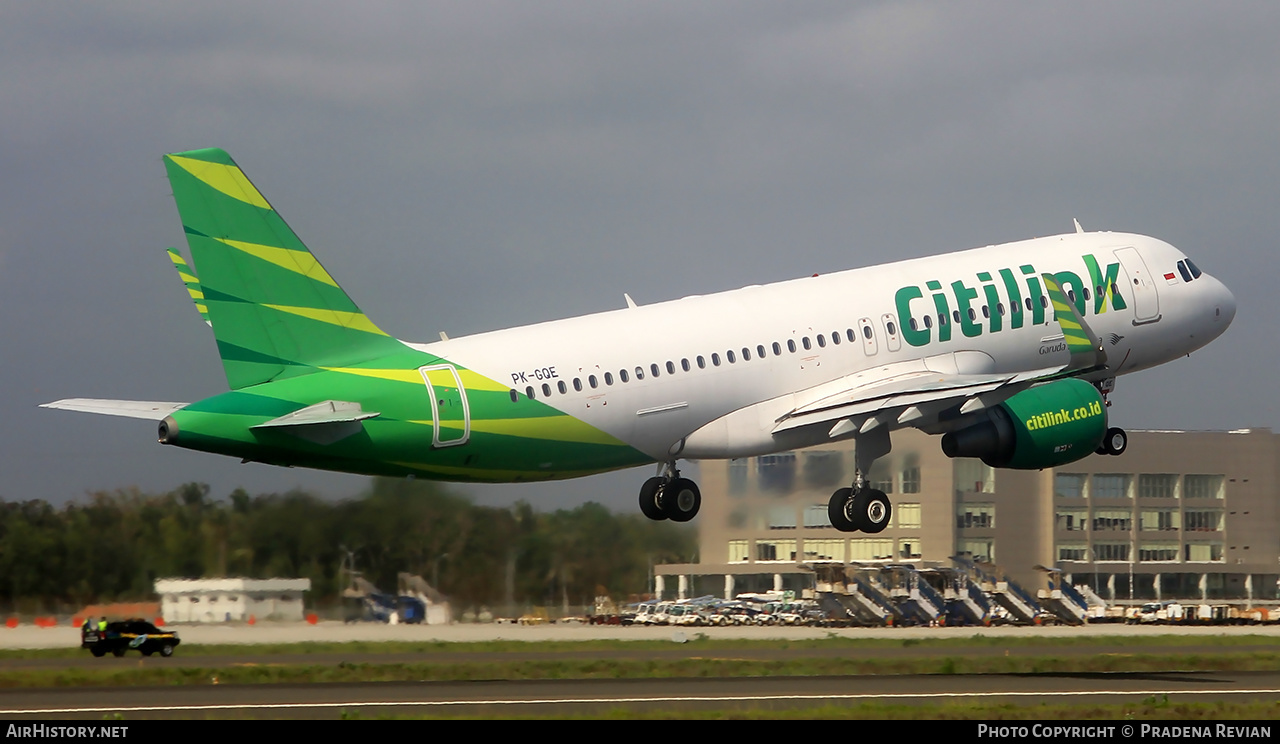 Aircraft Photo of PK-GQE | Airbus A320-214 | Citilink | AirHistory.net #575157